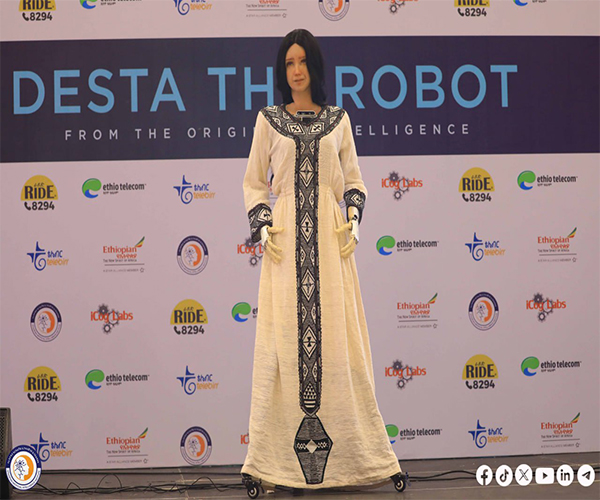Read more about the article “As a Robot, my Primary Purpose is to Simplify Complex Technological Products and Processes, Making them more Accessible and Understandable to People.”  Desta, the Robot